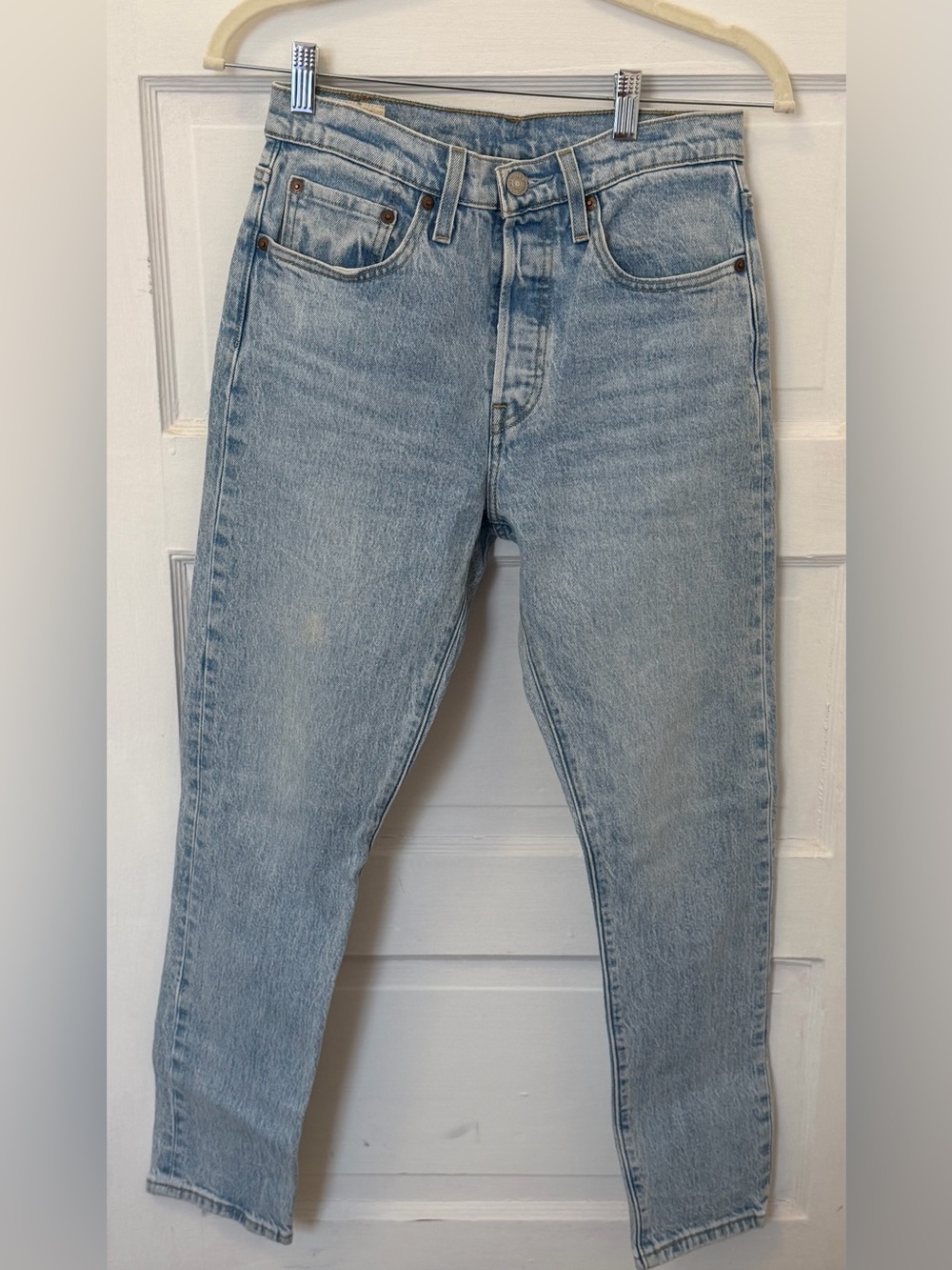 Levi's Light Blue Women's Straight Leg 501 Jeans